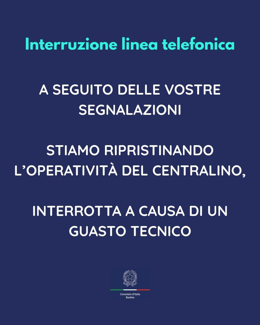 guasto tecnico telefono