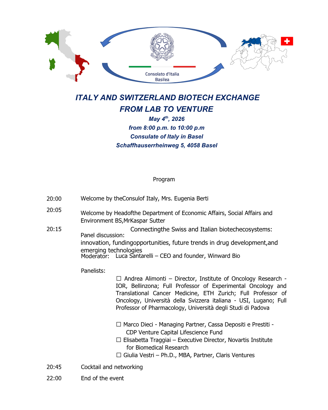Locandina Evento 04.05.2026