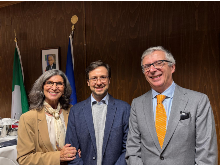 da sinistra: Console Berti Eugenia Tiziana, Mazzetti Alessandro, Valenziano Luca